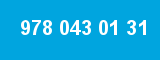 978 043 01 31